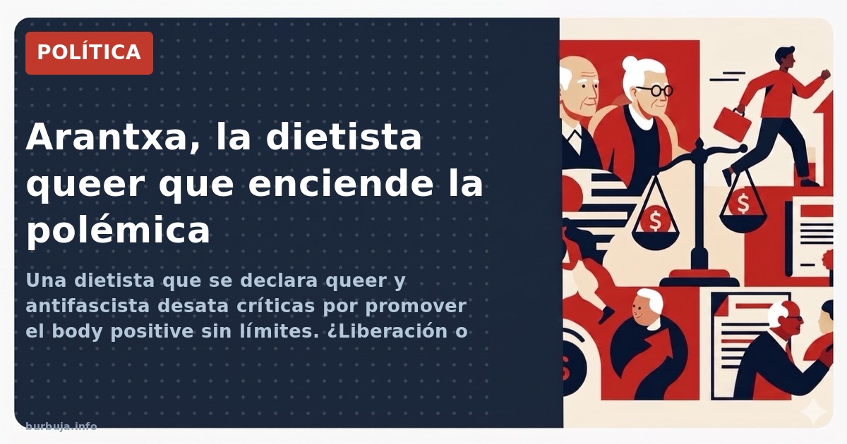 Una dietista que se declara queer y antifascista desata críticas por promover el body positive sin límites. ¿Liberación o irr