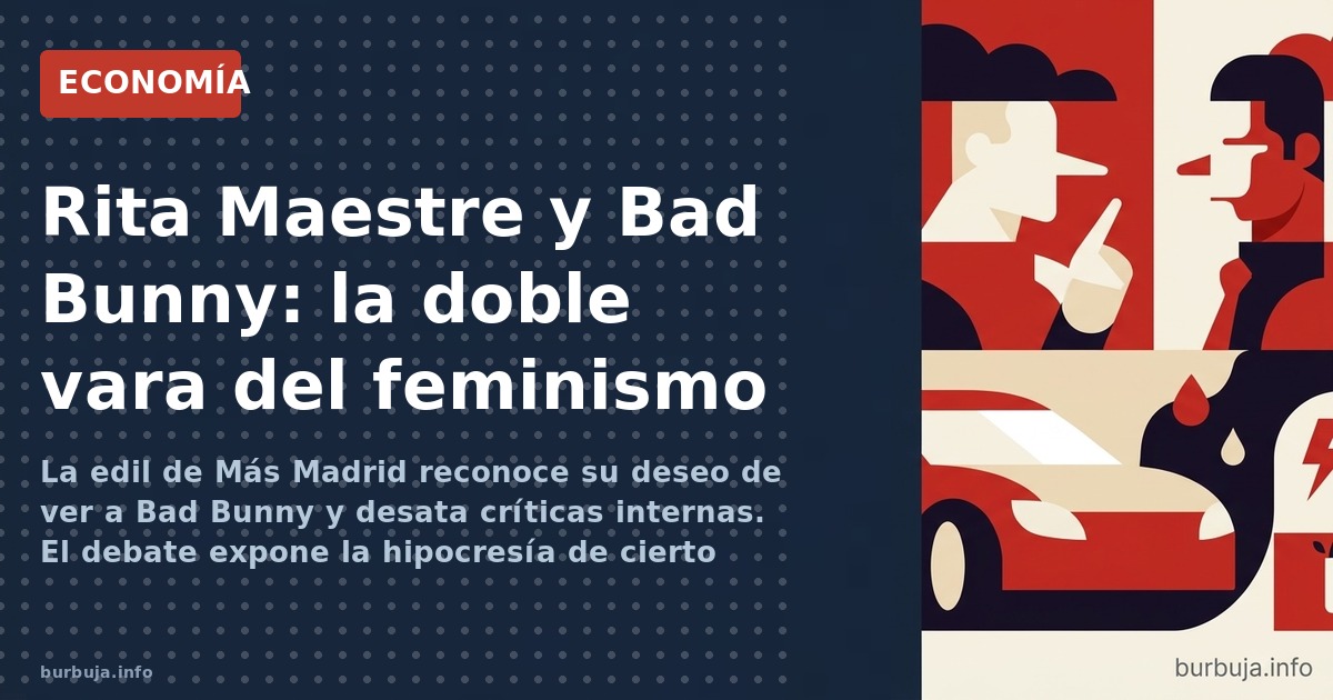 La edil de Más Madrid reconoce su deseo de ver a Bad Bunny y desata críticas internas. El debate expone la hipocresía de cier