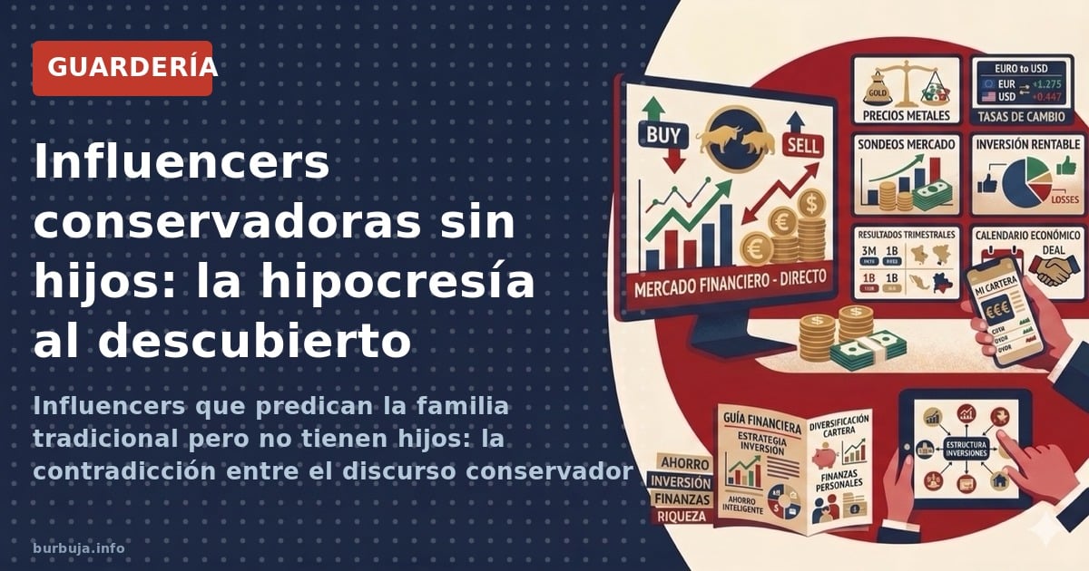 Influencers que predican la familia tradicional pero no tienen hijos: la contradicción entre el discurso conservador y la vid