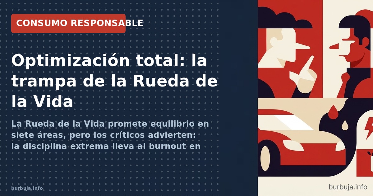 La Rueda de la Vida promete equilibrio en siete áreas, pero los críticos advierten: la disciplina extrema lleva al burnout en