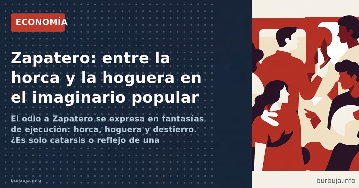 66 métodos de ejecución para Zapatero en un solo hilo: el odio viral como espejo de la frustración económica y política de un