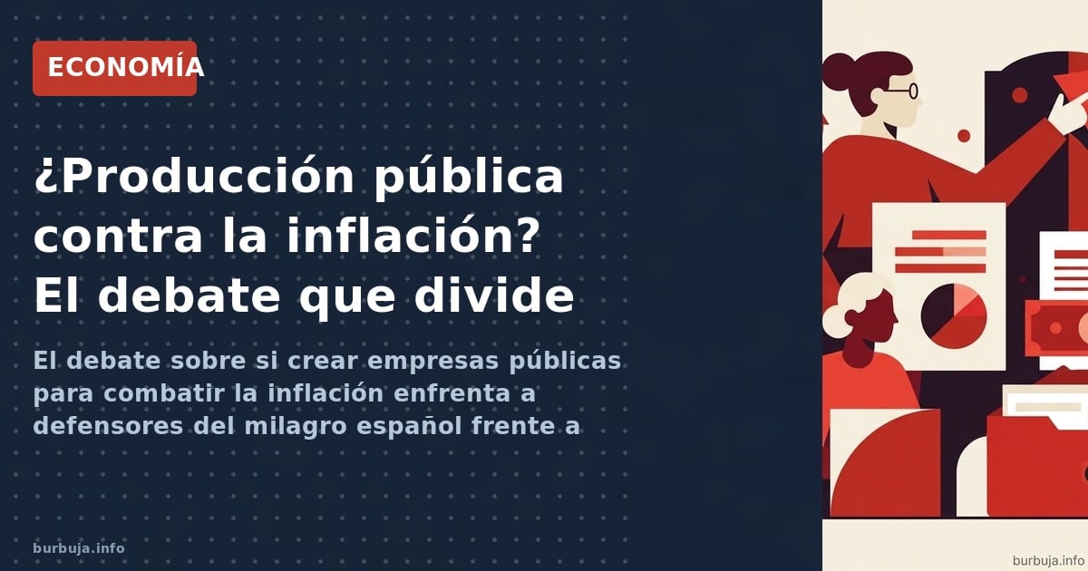 ¿Producción pública o control de precios? El debate sobre la inflación enfrenta a defensores del monopolio estatal con quiene
