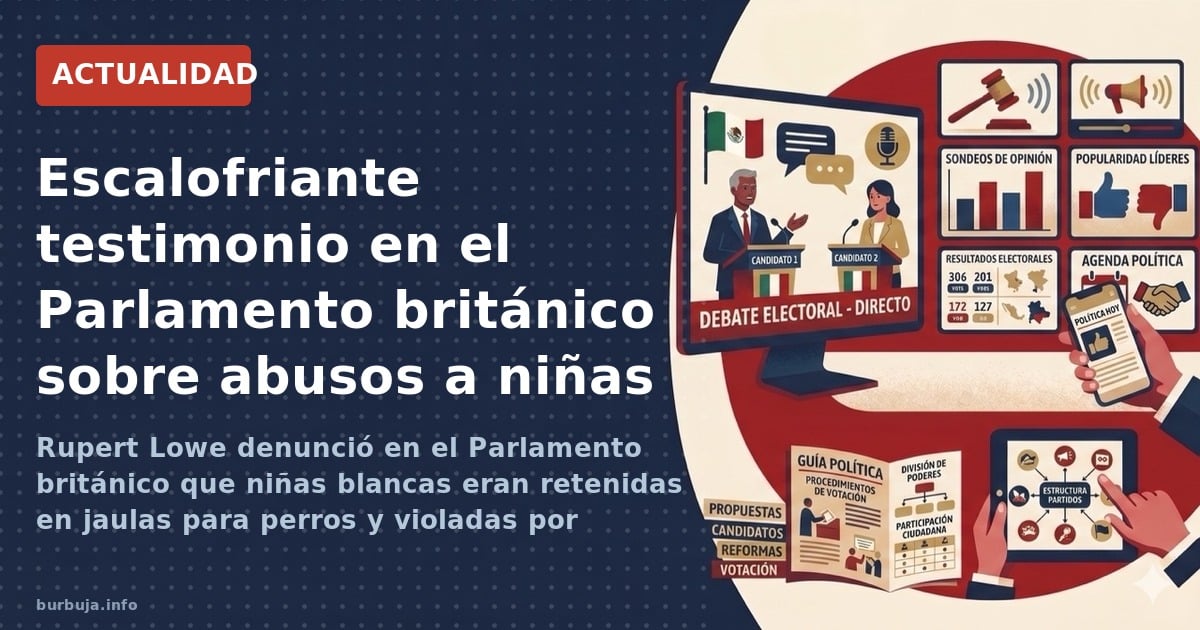 Rupert Lowe lee en el Parlamento británico testimonios de niñas blancas enjauladas y violadas por cientos de inmigrantes paqu