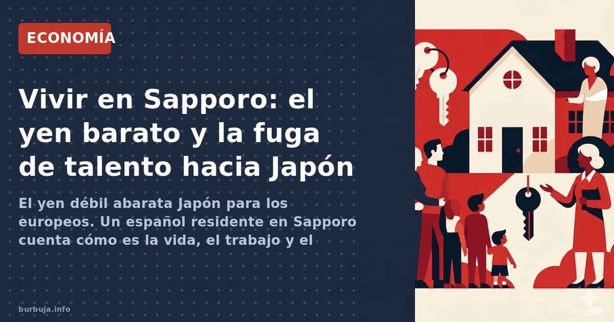 El yen débil abarata Japón para los europeos. Un español residente en Sapporo cuenta cómo es la vida, el trabajo y el coste e