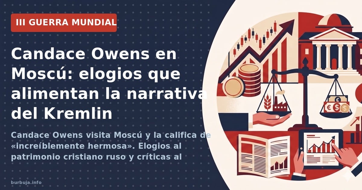 Candace Owens visita Moscú y la califica de «increíblemente hermosa». Elogios al patrimonio cristiano ruso y críticas al rela