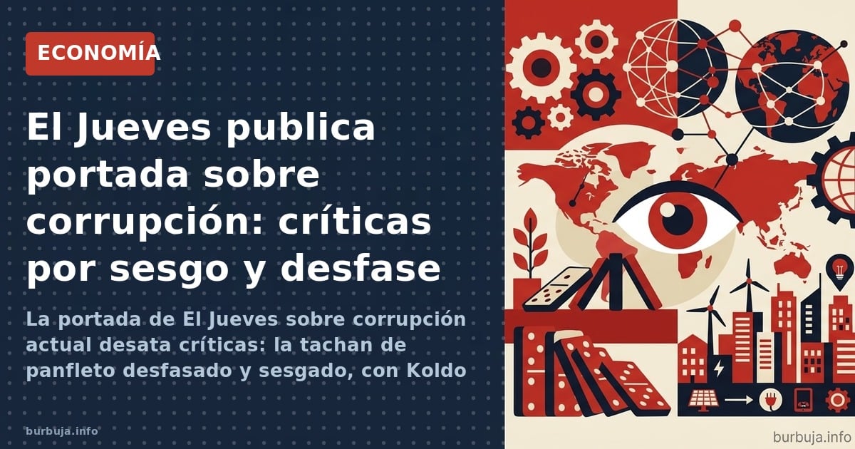El Jueves publica portada contra la corrupción con once figuras: mayoría del PP y dos del PSOE. Críticas por el desequilibrio