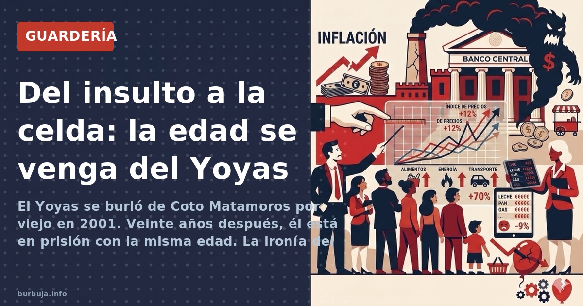 El Yoyas se burló de Coto Matamoros por viejo en 2001. Veinte años después, él está en prisión con la misma edad. La ironía d