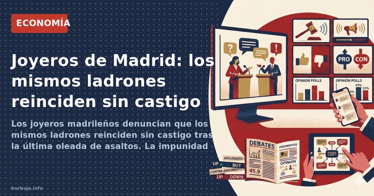 Los joyeros madrileños denuncian que los mismos ladrones reinciden sin castigo tras la última oleada de asaltos. La impunidad