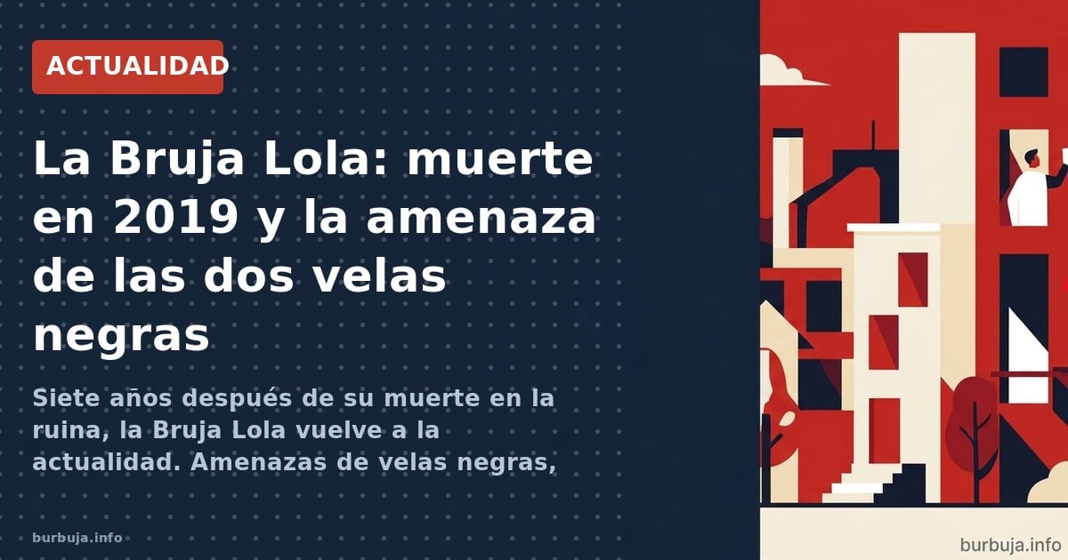 Siete años después de su muerte en la ruina, la Bruja Lola vuelve a la actualidad. Amenazas de velas negras, pactos infernale