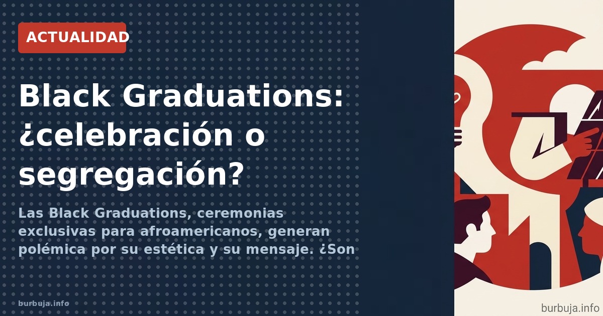 Los vídeos virales de graduaciones negras en EE.UU. desatan la polémica: ¿alegría legítima o síntoma de la degradación educat