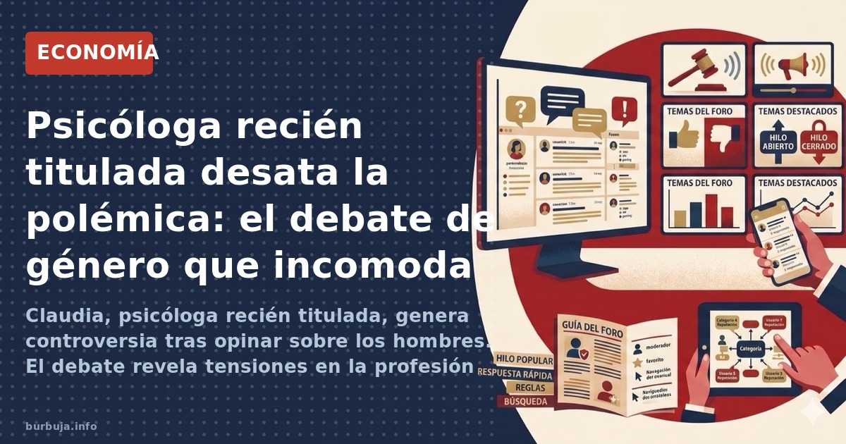 Una psicóloga recién graduada ha expresado su odio hacia los hombres en redes. ¿Puede el Colegio de Psicólogos actuar discipl