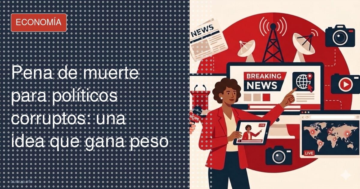 Pena de muerte para políticos corruptos: una idea que gana peso