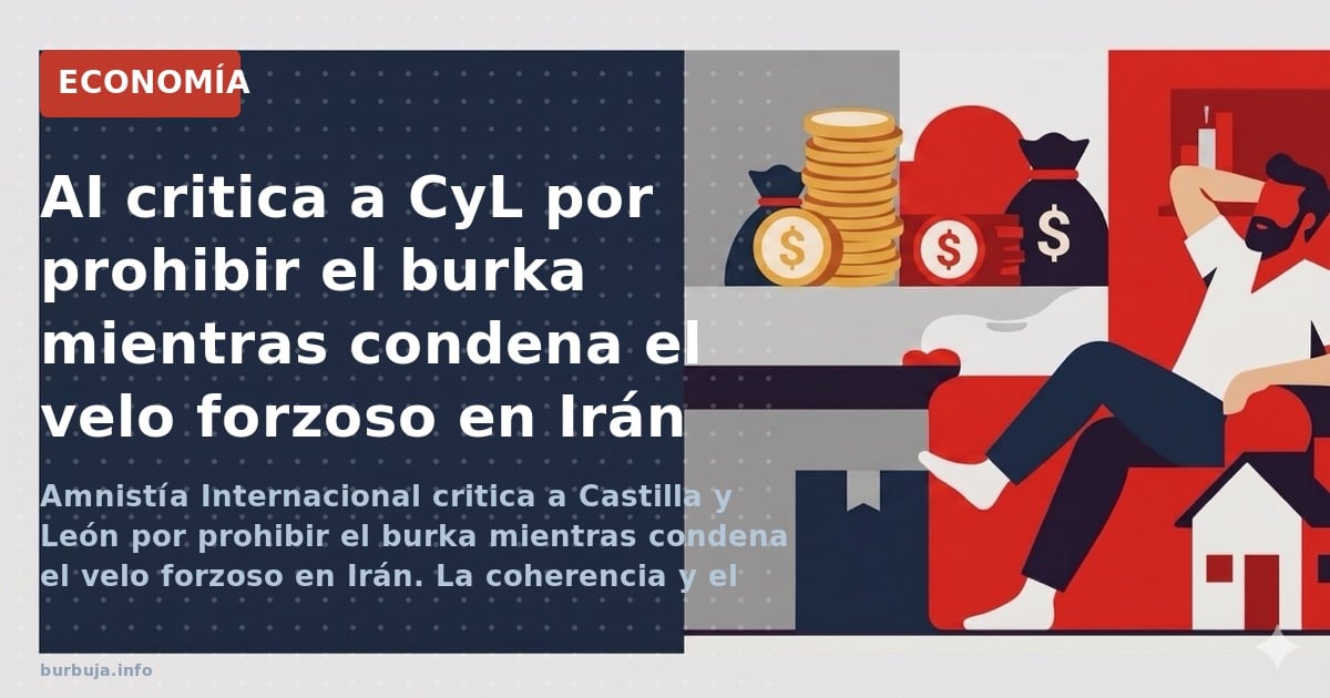 Amnistía Internacional critica la prohibición del burka en Castilla y León como retroceso en derechos humanos, pero sus críti