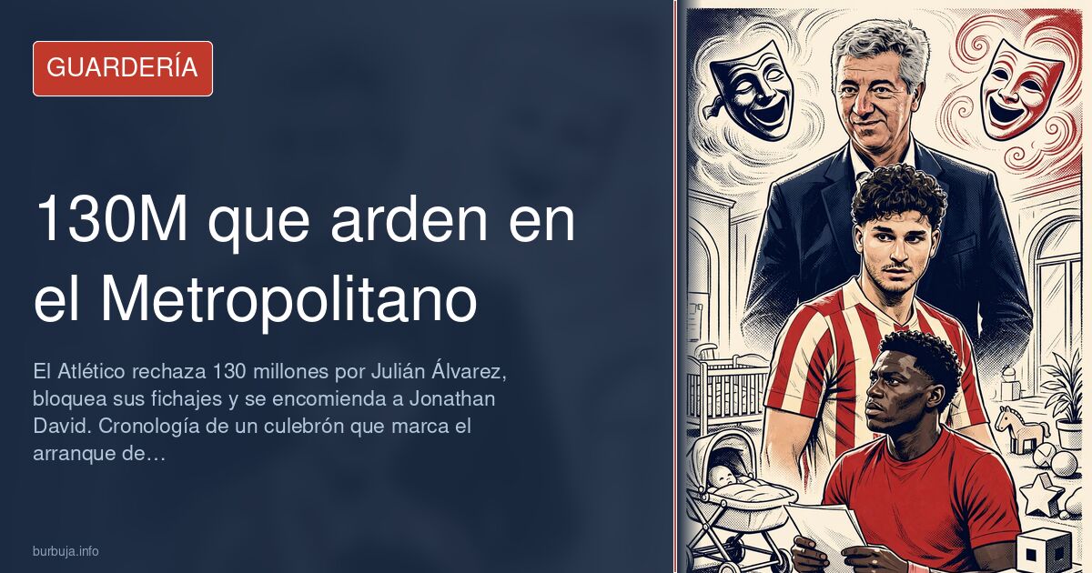 Fachada del estadio Metropolitano del Atlético de Madrid en día de partido con aficionados rojiblancos en los accesos