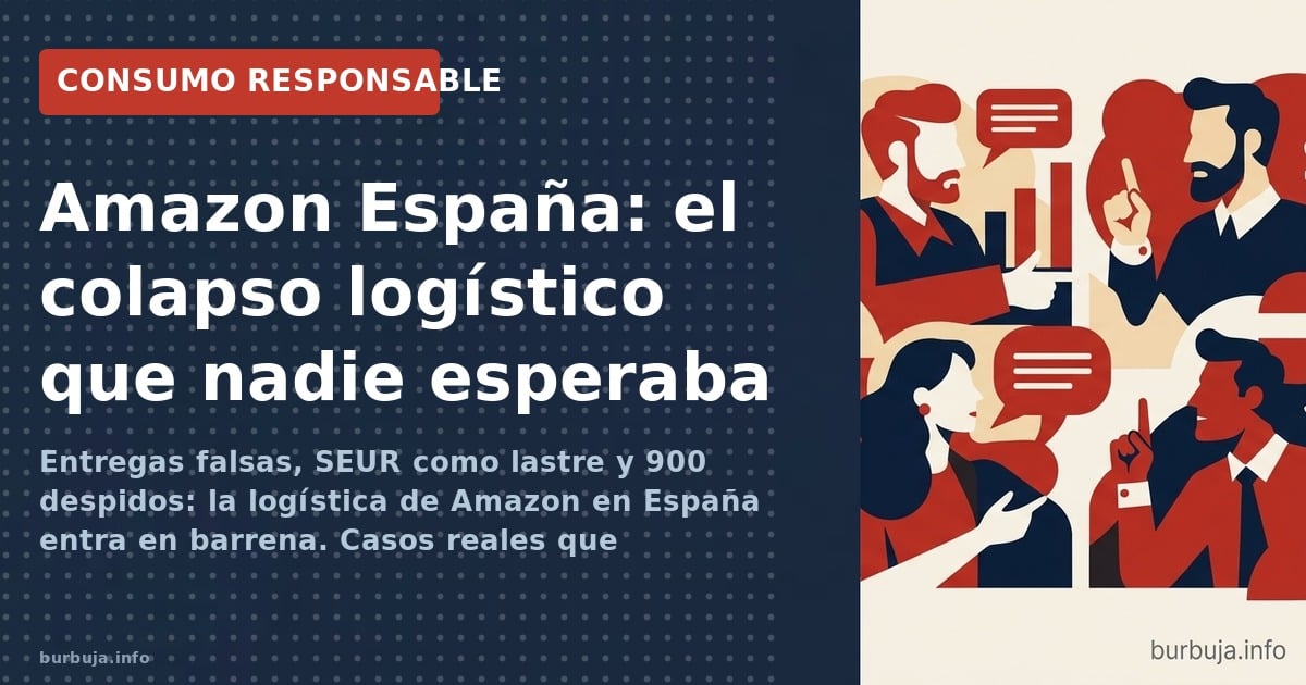 Entregas falsas, SEUR como lastre y 900 despidos: la logística de Amazon en España entra en barrena. Casos reales que evidenc