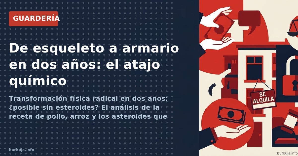 Transformación física radical en dos años: ¿posible sin esteroides? El análisis de la receta de pollo, arroz y los asteroides