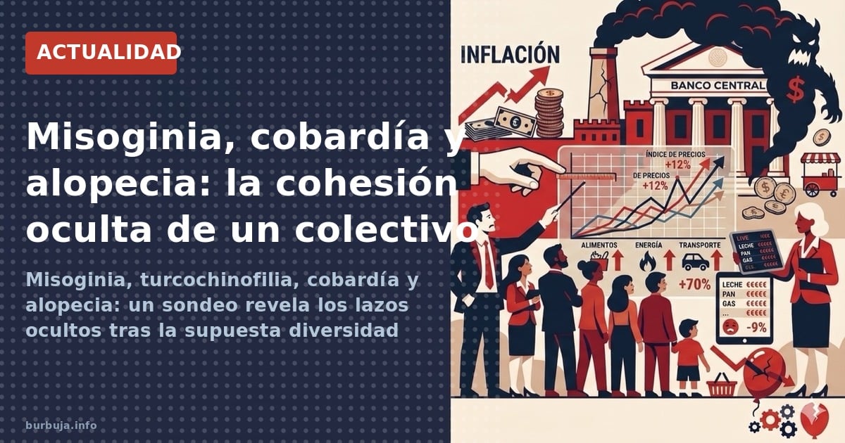 Misoginia, turcochinofilia, cobardía y alopecia: un sondeo revela los lazos ocultos tras la supuesta diversidad política de u