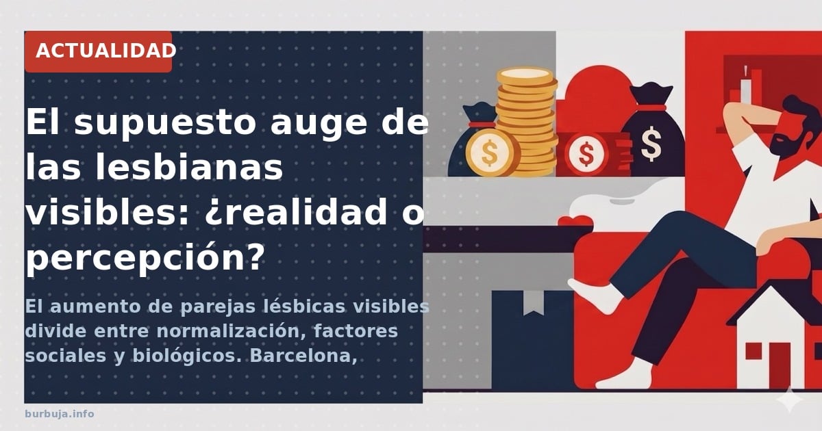 ¿Hay más lesbianas en las calles de Madrid y Barcelona? El debate sobre visibilidad, crisis de pareja, propaganda y disruptor