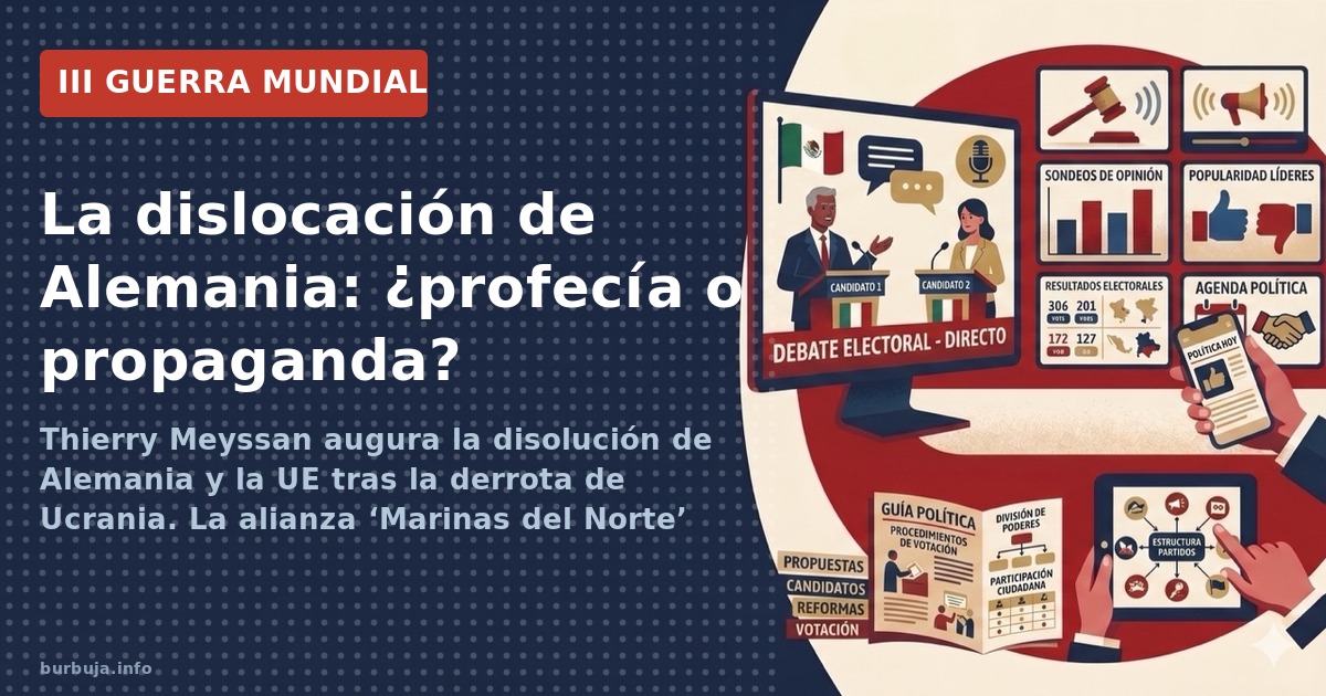 Thierry Meyssan augura la disolución de Alemania y la UE tras la derrota de Ucrania. La alianza ‘Marinas del Norte’ sustituir