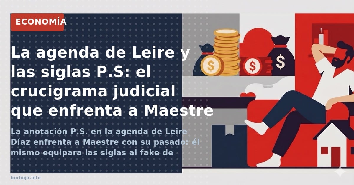 La anotación P.S. en la agenda de Leire Díaz enfrenta a Maestre con su pasado: él mismo equipara las siglas al fake de Bárcen