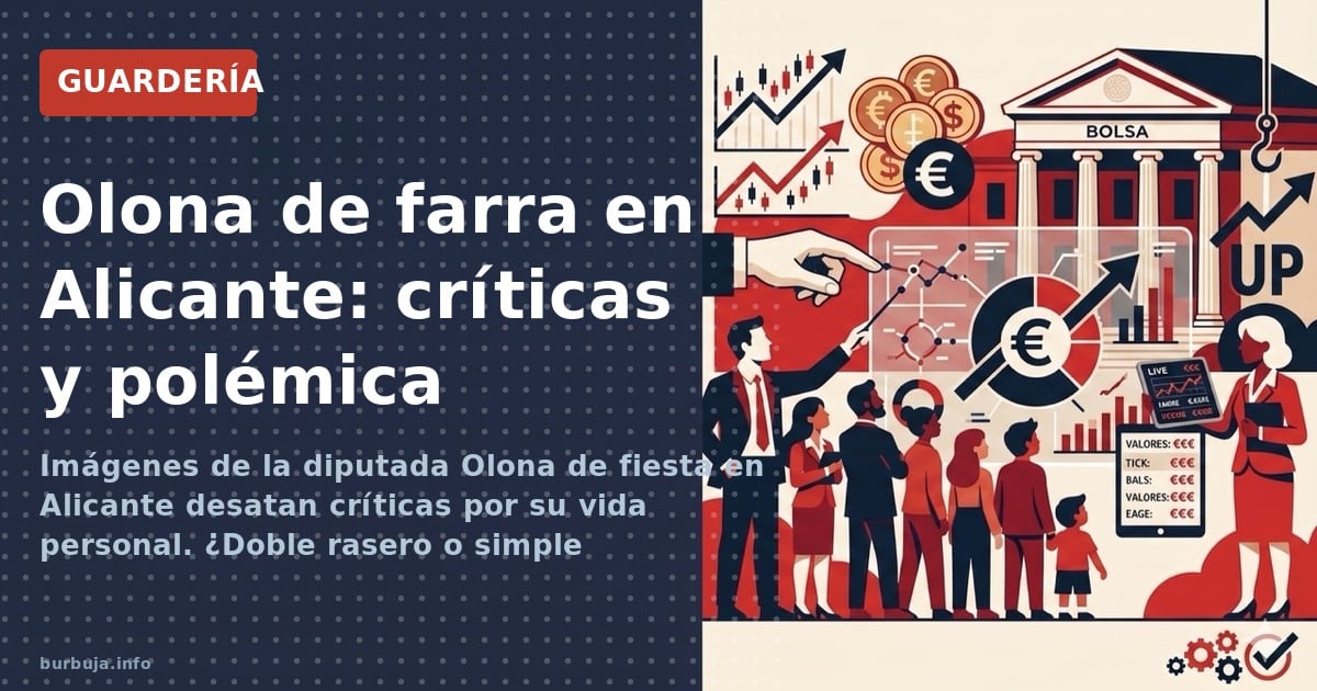 Imágenes de la diputada Olona de fiesta en Alicante desatan críticas por su vida personal. ¿Doble rasero o simple frivolidad?