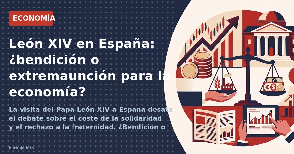 La visita del Papa León XIV a España desata el debate sobre el coste de la solidaridad y el rechazo a la fraternidad. ¿Bendic
