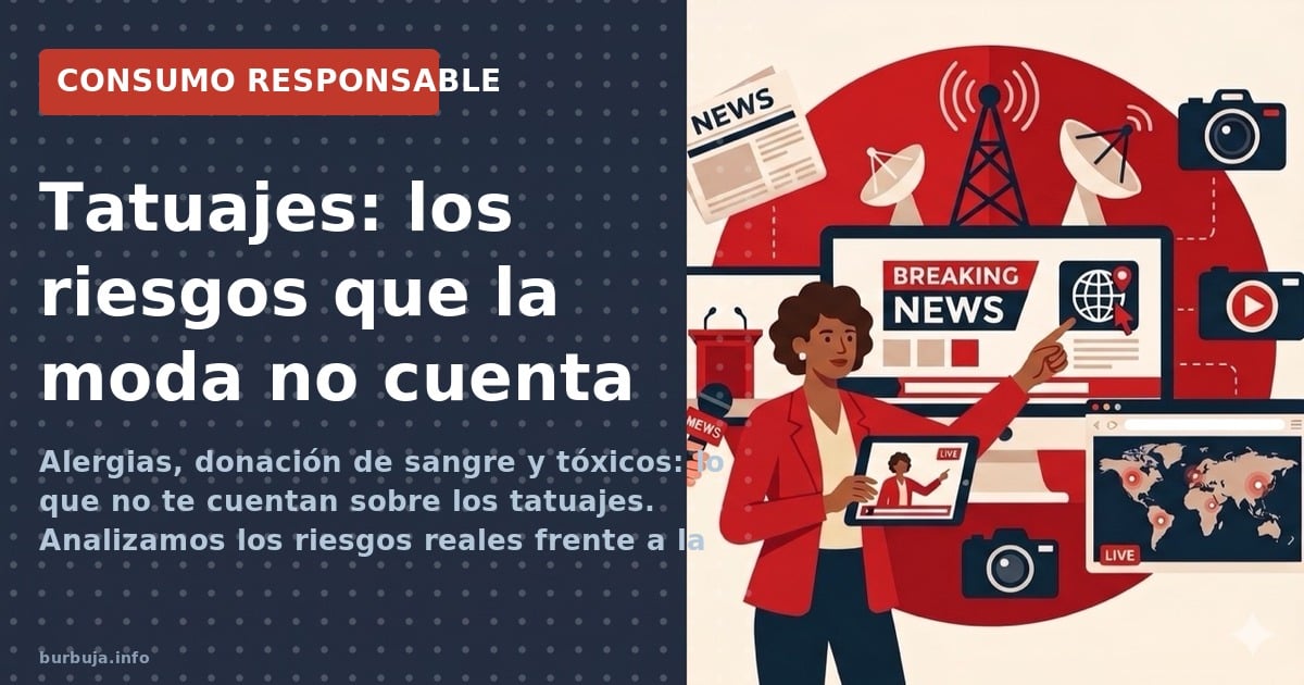 ¿Son los tatuajes un acto de libertad o un detector de impulsividad? Analizamos los riesgos sanitarios, el coste de borrarlos