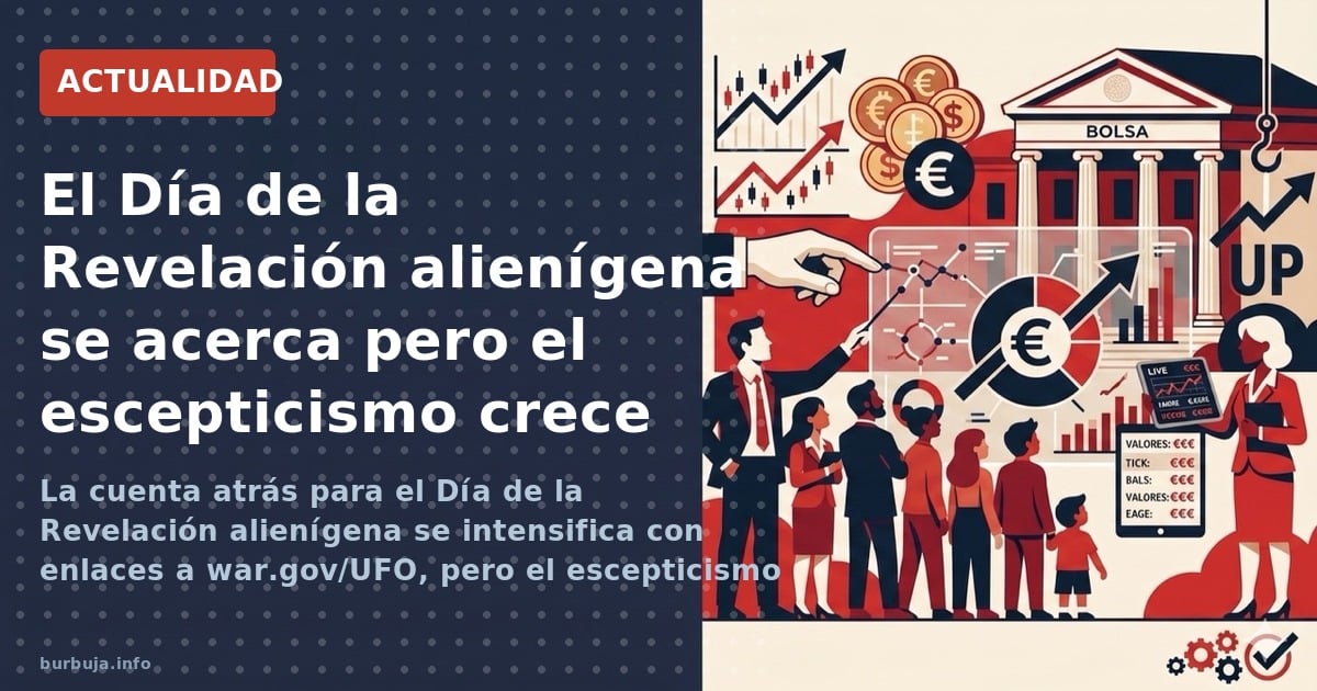La cuenta atrás para el Día de la Revelación alienígena se intensifica con enlaces a war.gov/UFO, pero el escepticismo domina