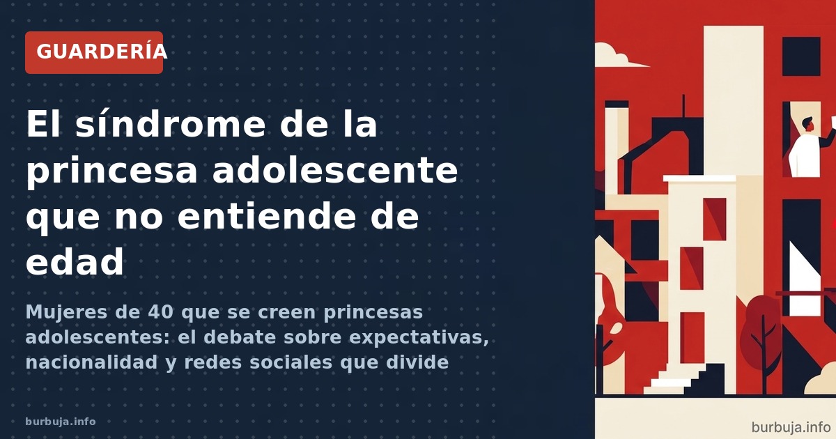 Mujeres de 40 que se creen princesas adolescentes: el debate sobre expectativas, nacionalidad y redes sociales que divide opi
