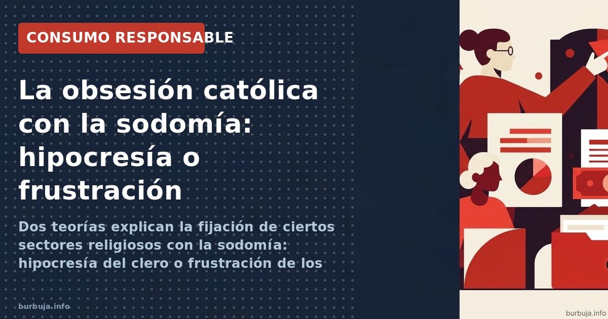 Dos teorías explican la fijación de ciertos sectores religiosos con la sodomía: hipocresía del clero o frustración de los lai
