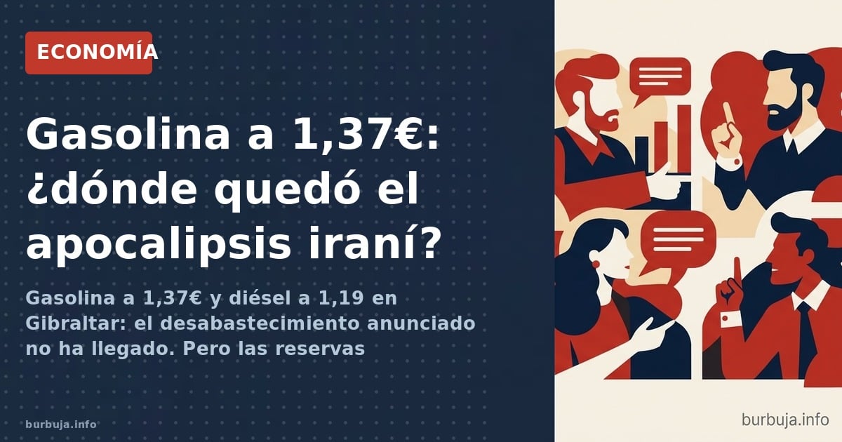 Gasolina a 1,37: la escasez que no llegó