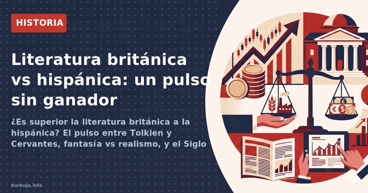 ¿Es superior la literatura británica a la hispánica? El pulso entre Tolkien y Cervantes, fantasía vs realismo, y el Siglo de 
