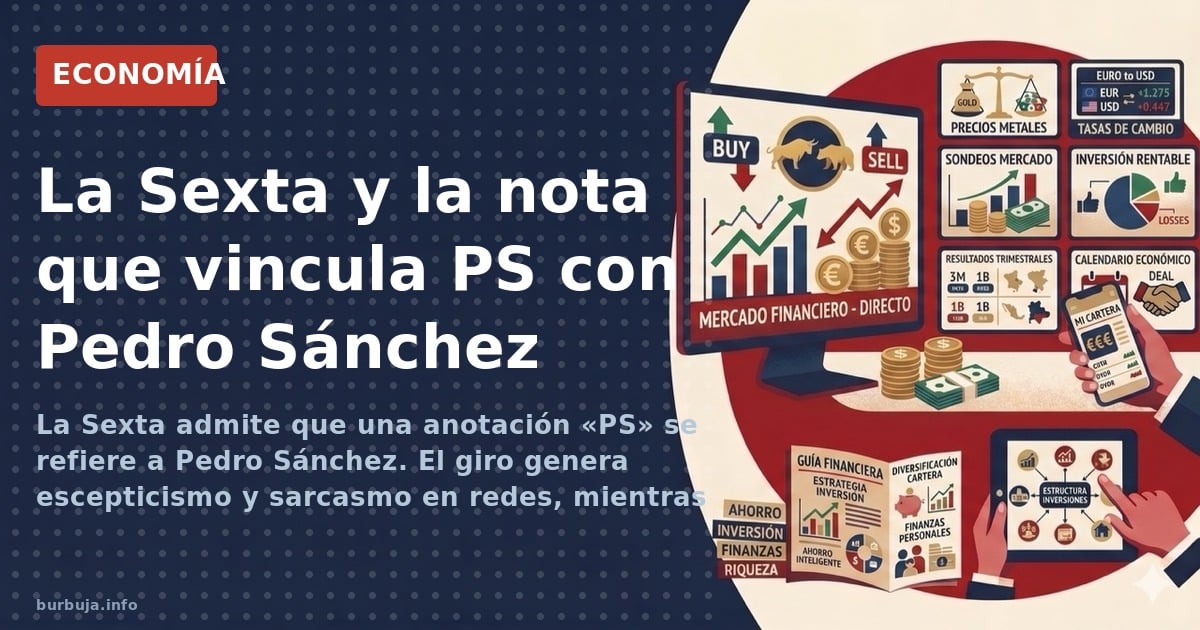 La Sexta se desmarca de Sánchez por una anotación