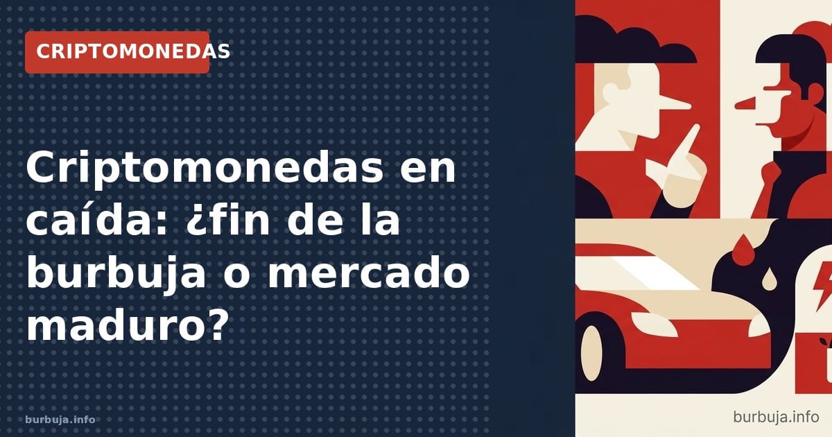 Las criptomonedas caen con fuerza: ¿moda pasajera, integración bancaria o preludio de hiperinflación? Análisis de las postura
