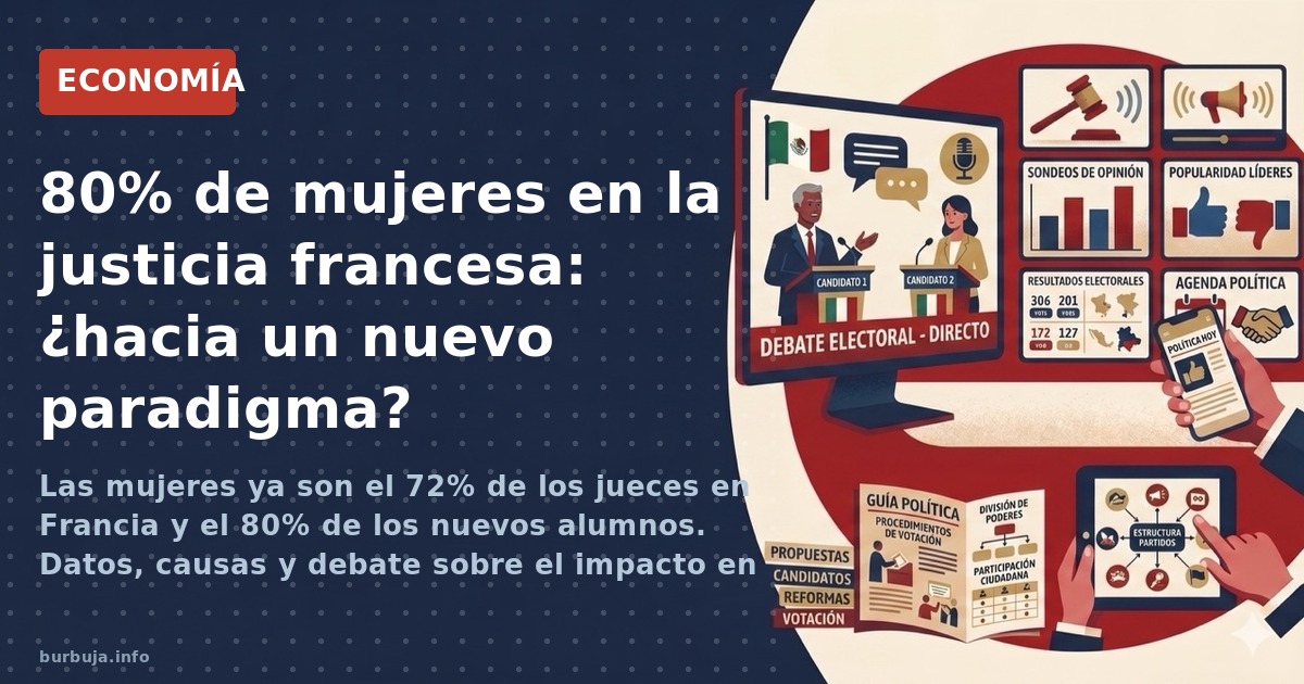 Las mujeres ya son el 72% de los jueces en Francia y el 80% de los nuevos alumnos. Datos, causas y debate sobre el impacto en