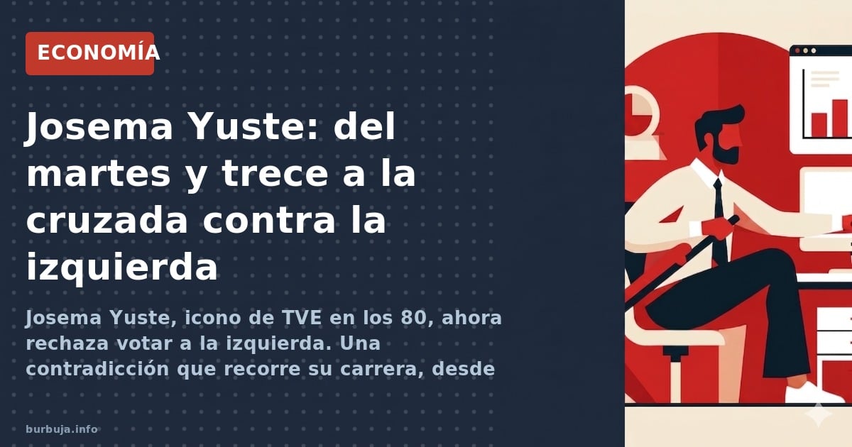 Josema Yuste, icono de TVE en los 80, ahora rechaza votar a la izquierda. Una contradicción que recorre su carrera, desde Fel