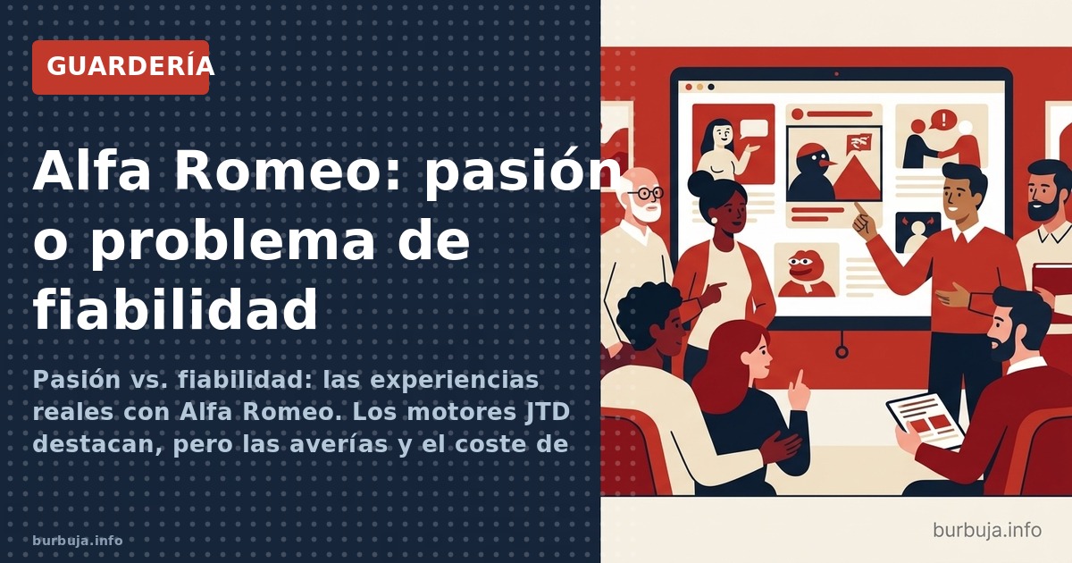 Pasión vs. fiabilidad: las experiencias reales con Alfa Romeo. Los motores JTD destacan, pero las averías y el coste de mante