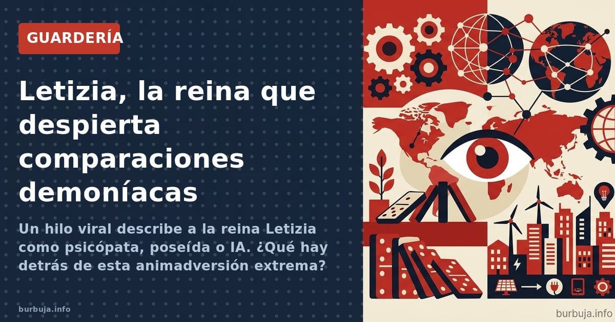 Un hilo viral describe a la reina Letizia como psicópata, poseída o IA. ¿Qué hay detrás de esta animadversión extrema?