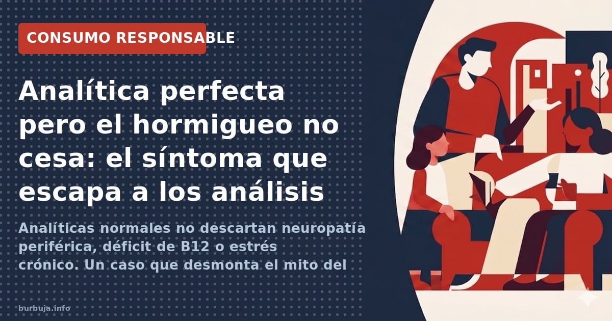 Hormigueo en piernas 24/7 con analíticas normales: estrés, déficits nutricionales o daño neurológico. Las pruebas convenciona