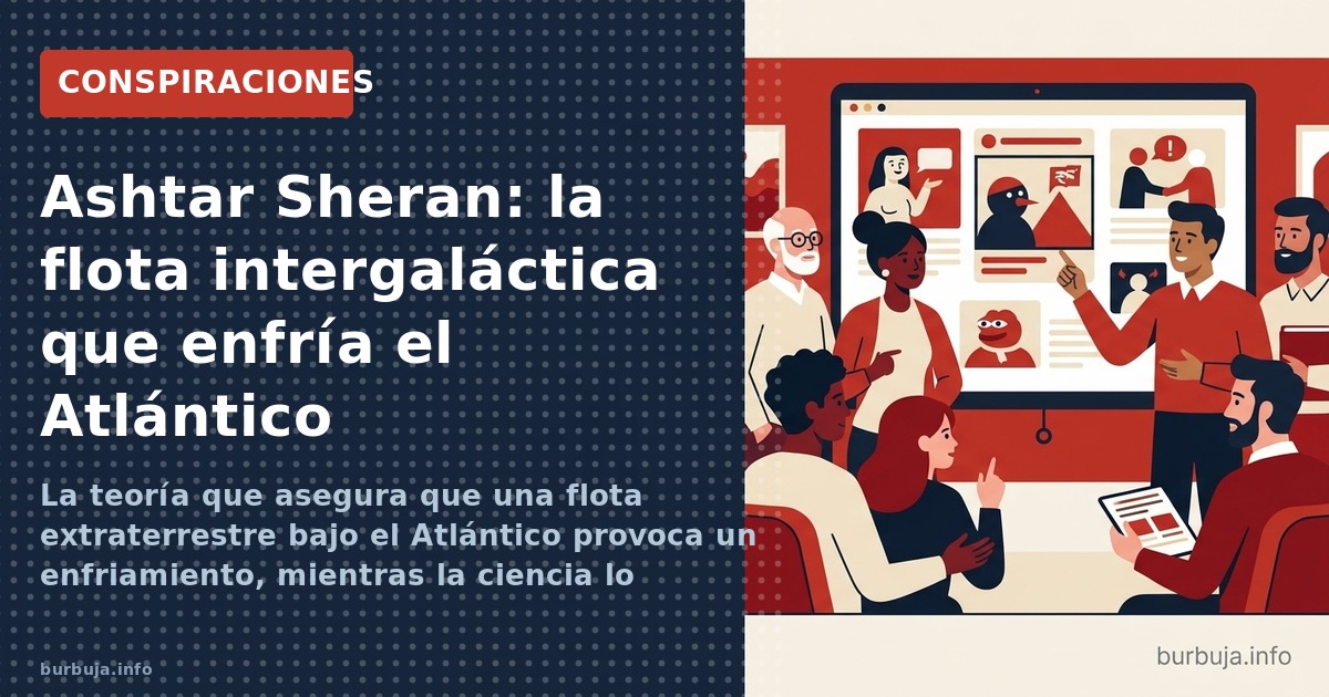 La teoría que asegura que una flota extraterrestre bajo el Atlántico provoca un enfriamiento, mientras la ciencia lo atribuye