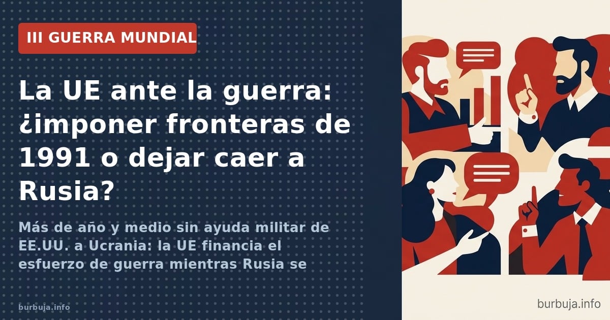 Más de año y medio sin ayuda militar de EE.UU. a Ucrania: la UE financia el esfuerzo de guerra mientras Rusia se desangra. ¿D