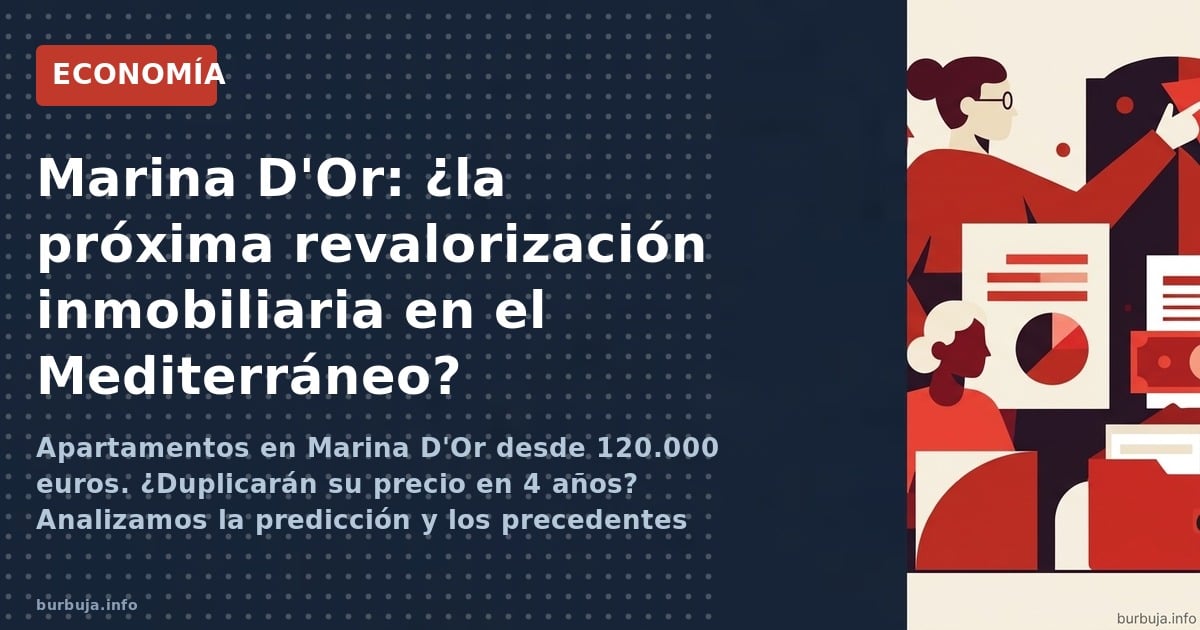 Apartamentos en Marina D'Or desde 120.000 euros. ¿Duplicarán su precio en 4 años? Analizamos la predicción y los precedentes 