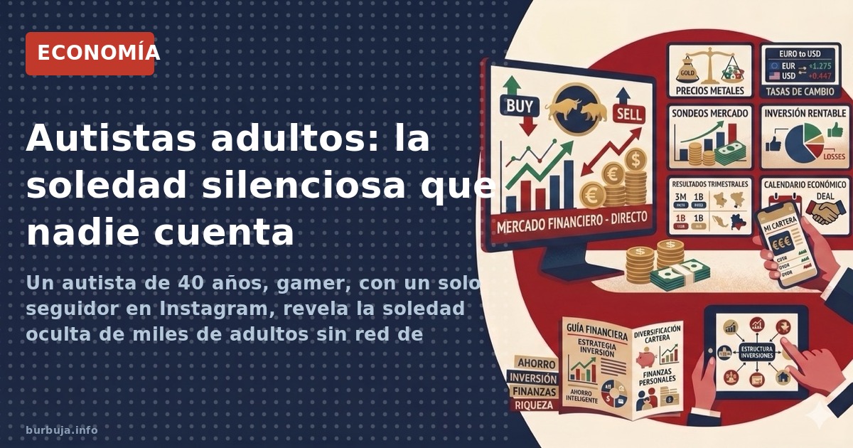 Un autista de 40 años, gamer, con un solo seguidor en Instagram, revela la soledad oculta de miles de adultos sin red de apoy