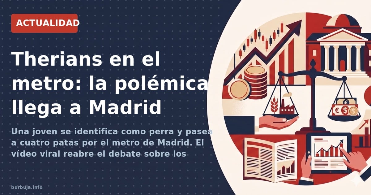 Una joven se identifica como perra y pasea a cuatro patas por el metro de Madrid. El vídeo viral reabre el debate sobre los l