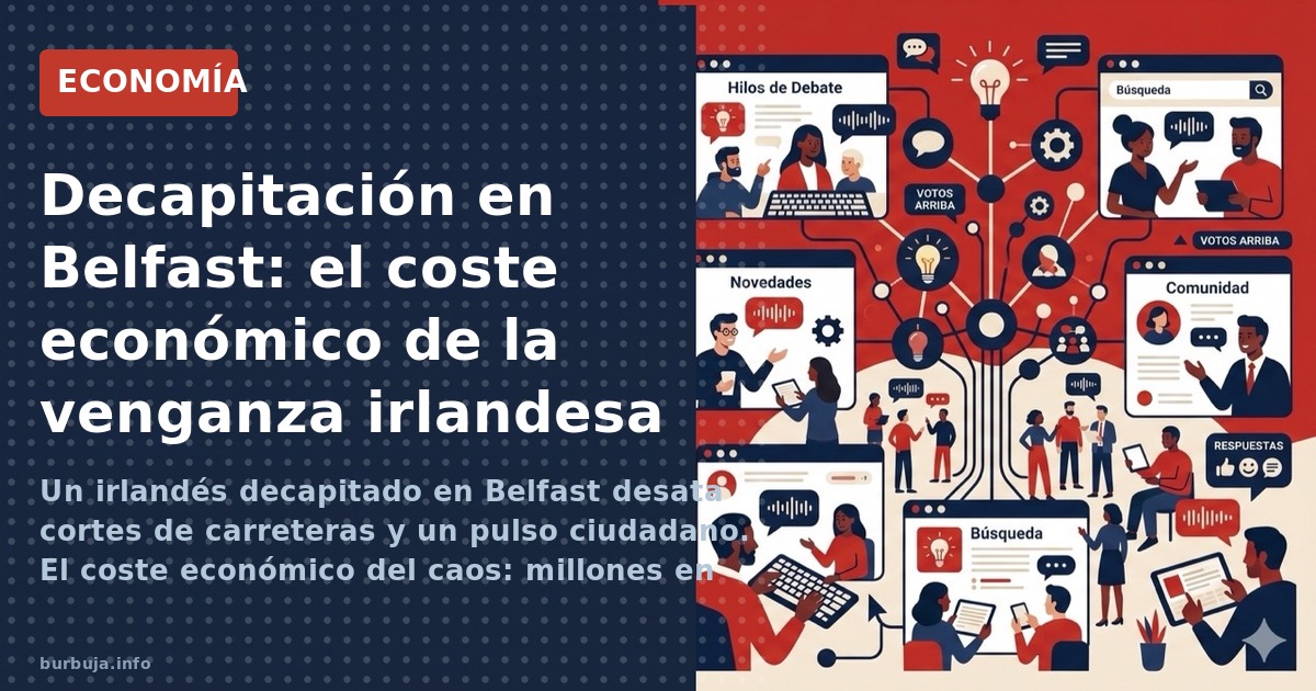 Intento de decapitación a un irlandés en Belfast desata venganza popular: carreteras cortadas, cacerías de inmigrantes y un c