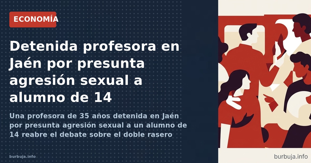 Profesora detenida en Jaén: el trato de género que divide