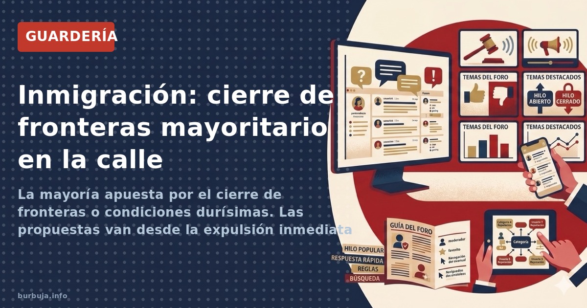 La mayoría apuesta por el cierre de fronteras o condiciones durísimas. Las propuestas van desde la expulsión inmediata hasta 
