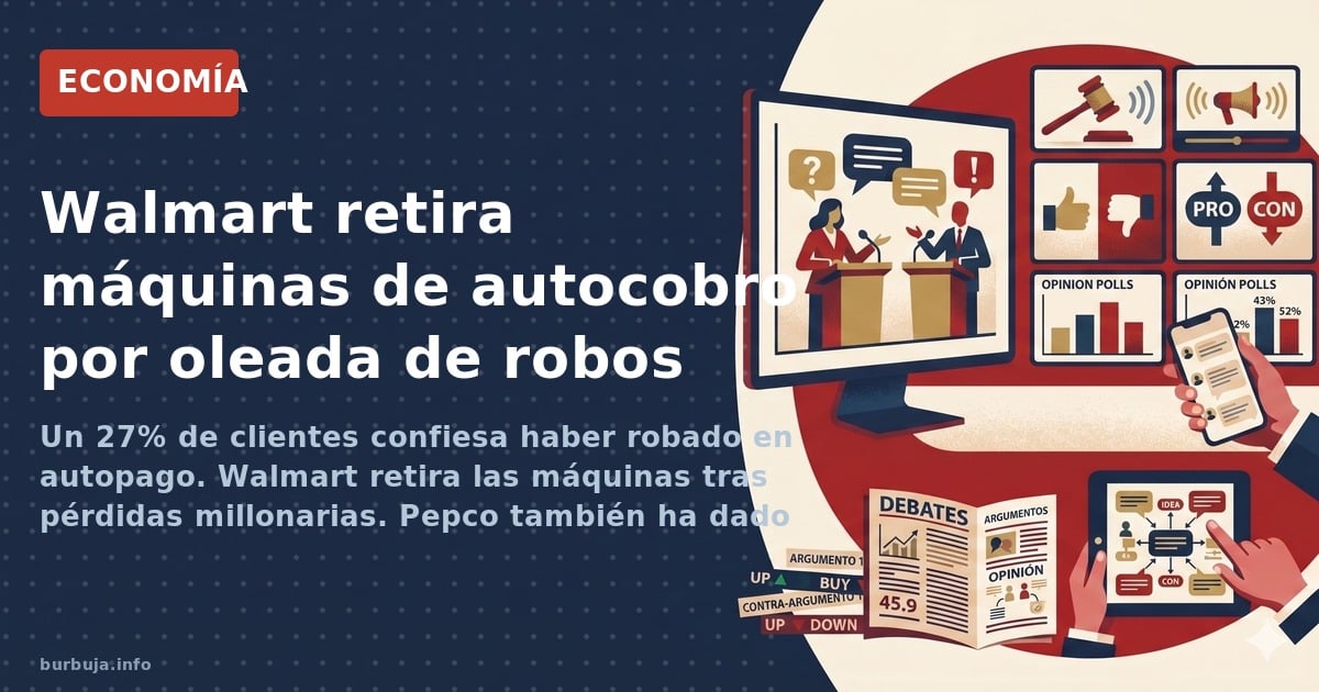 Walmart retira máquinas de autocobro tras constatar que el 27% de los clientes admite robos. Las pérdidas superan el ahorro e