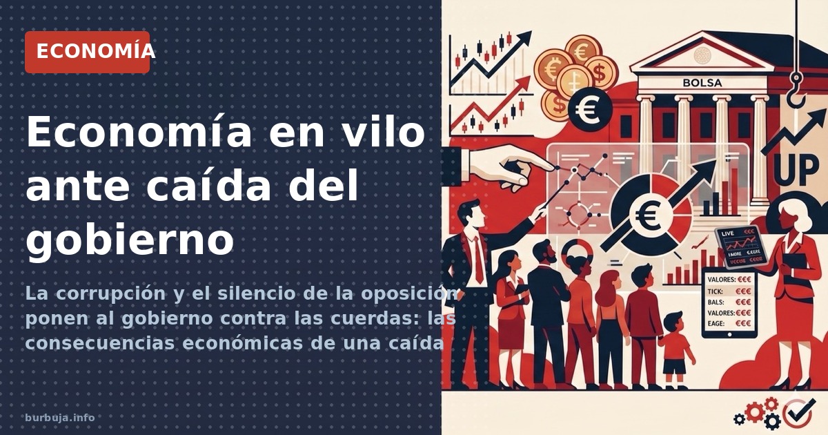 La corrupción y el silencio de la oposición ponen al gobierno contra las cuerdas: las consecuencias económicas de una caída i