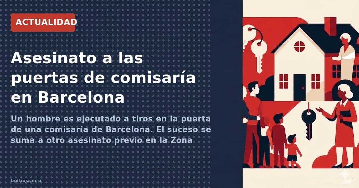 Ejecución a plena luz del día en comisaría de Barcelona